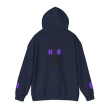 Load image into Gallery viewer, Mr Lee LEEgion BTS Security Guard Illustration Hoodie | Lee Clan Graphic White & Purple Print