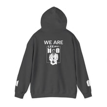 Load image into Gallery viewer, Mr Lee LEEgion BTS Security Guard Illustration Hoodie | Lee Clan Graphic White Print