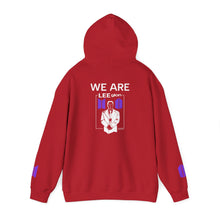 Load image into Gallery viewer, Mr Lee WE ARE LEEgion BTS Hoodie | Graphic White & Purple Print