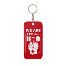 Load image into Gallery viewer, We Are LEEgion Keychain | Mr Lee BTS Bodyguard | Purse | Red