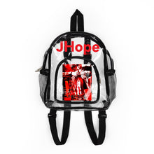 Load image into Gallery viewer, JHope HOTS BTS | Clear Stadium Backpack | Transparent School Stadium Bag