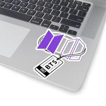 Load image into Gallery viewer, LEEgion Mr Lee Badge 007 Sticker | Kiss-Cut Vinyl Laptop Decal | Purple Logos