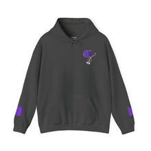 Load image into Gallery viewer, Mr Lee WE ARE LEEgion BTS Hoodie | Graphic White & Purple Print