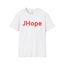 Load image into Gallery viewer, JHope BTS HOTS fan art T-Shirt | Black Red White
