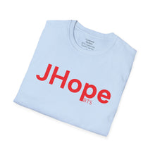 Load image into Gallery viewer, JHope BTS HOTS fan art T-Shirt | Black Red White
