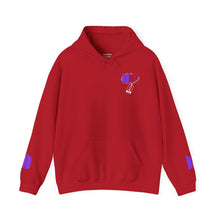 Load image into Gallery viewer, Mr Lee WE ARE LEEgion BTS Hoodie | Graphic White &amp; Purple Print
