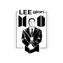 Load image into Gallery viewer, LEEgion Mr Lee Illustration Sticker | Kiss-Cut Vinyl Laptop Decal | Black
