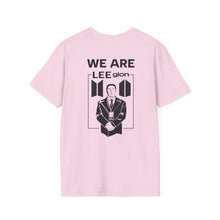 Load image into Gallery viewer, LEEgion BTS MR LEE fan art T-Shirt Black Print
