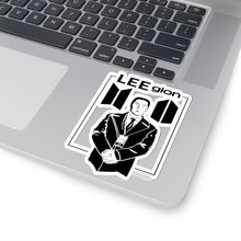 Load image into Gallery viewer, LEEgion Mr Lee Illustration Sticker | Kiss-Cut Vinyl Laptop Decal | Black
