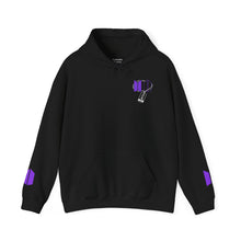 Load image into Gallery viewer, Mr Lee WE ARE LEEgion BTS Hoodie | Graphic White &amp; Purple Print
