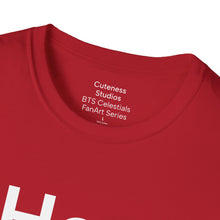 Load image into Gallery viewer, JHope BTS HOTS fan art T-Shirt | White Black Red White
