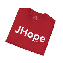 Load image into Gallery viewer, JHope BTS HOTS fan art T-Shirt | White Black Red White
