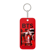 Load image into Gallery viewer, JHope HOTS Keychain | Red White Black Red
