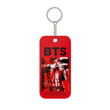 Load image into Gallery viewer, JHope HOTS Keychain | Red White Black Red
