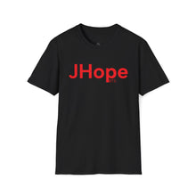 Load image into Gallery viewer, JHope BTS HOTS fan art T-Shirt | Black Red White
