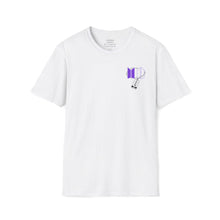 Load image into Gallery viewer, LEEgion BTS MR LEE fan art T-Shirt | Black Print Purple Logos
