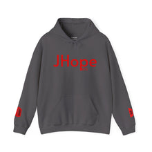 Load image into Gallery viewer, JHope BTS Hoodie | Graphic Red Black White
