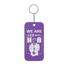 Load image into Gallery viewer, We Are LEEgion Keychain | Mr Lee BTS Bodyguard | Purse | Purple
