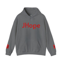 Load image into Gallery viewer, JHope BTS Hoodie | Graphic Red Black White
