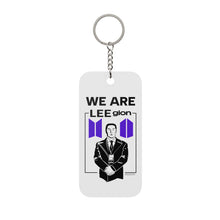 Load image into Gallery viewer, We Are LEEgion Keychain | Mr Lee BTS Bodyguard | Purse | Purple Logos

